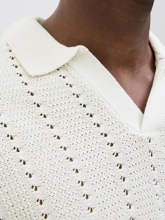 Actual product image Jack & Jones Jorparos Knit Easter Ss Crochet Polo (XXL)