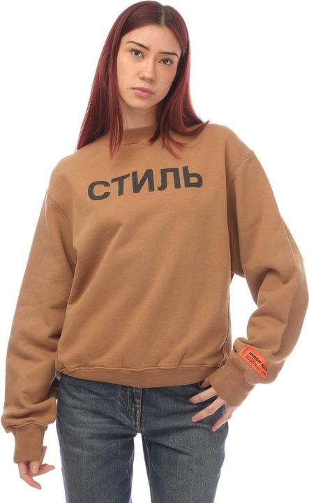 Actual product image Heron Preston Womens/Ladies Crew Neck Sweatshirt (34 D)