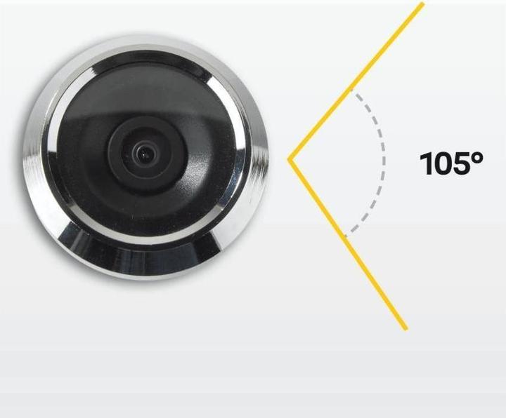 Image du produit Yale YA-05001432-6011 - Digital Door Spy DDV 500, 3,2quot Display Silver (Numérique)