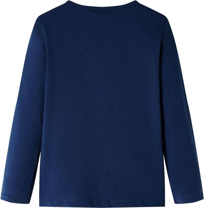 Immagine prodotto VidaXL Camicia da bambino a maniche lunghe blu navy 116,Materiale: 95 % cotone (116)