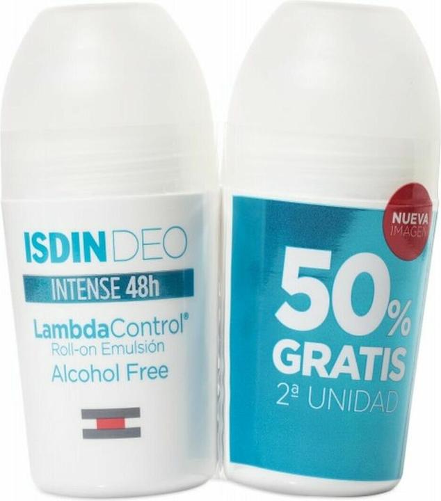Produktbild Isdin Lambda Control Intense Deodorant for 48 Hours - Pack of 2 (Roll-on, 100 ml)