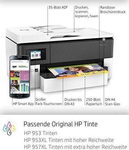 Produktbild HP OfficeJet Pro 7720 (Tintenpatrone, Farbe)