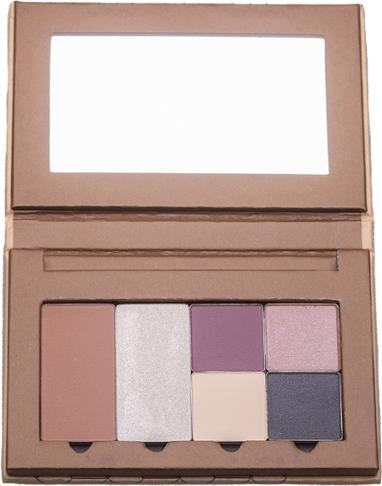 Actual product image Benecos BIO Palette Small New York - 12g - Beauty ID (Whipped cream, pearl onyx, ballerina glam, Matt Plum)