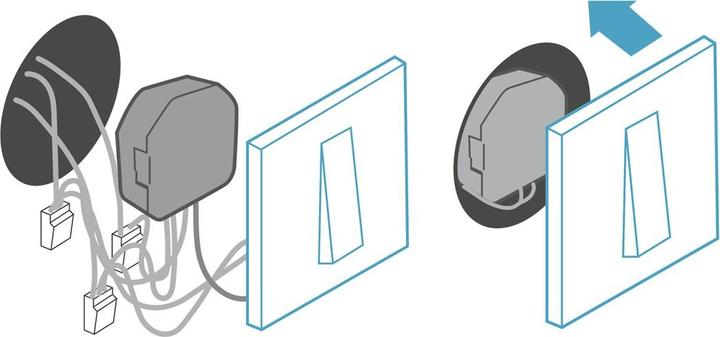 Actual product image Hama WiFi retrofit switch (Switch actuator)