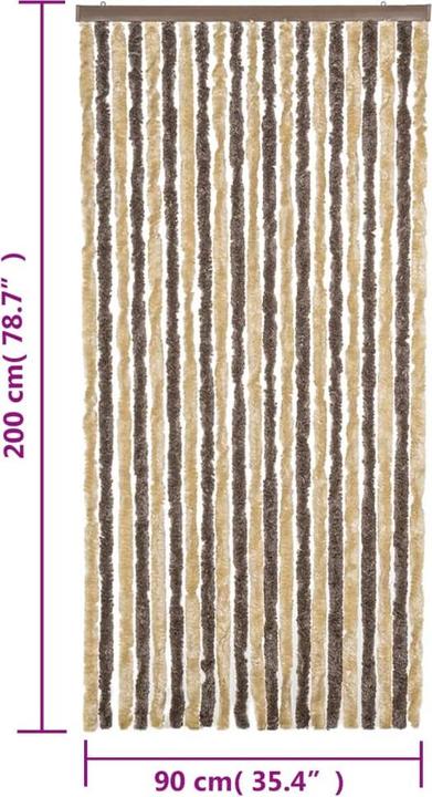 Dunkelbraun und Beige
