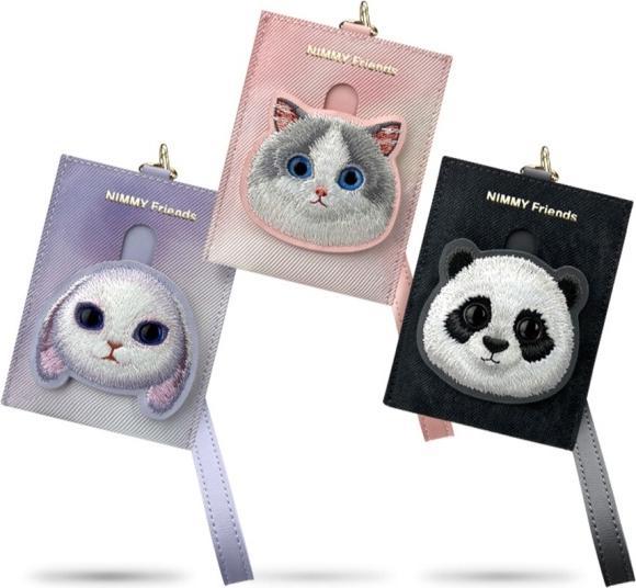 Produktbild iLike Nimmy card wallet purple Big Eyed Pet 2.0 Rabbit