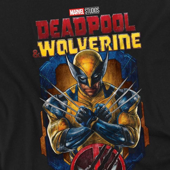 Actual product image Deadpool & Wolverine Mens Wolverine Torn T-Shirt (S)
