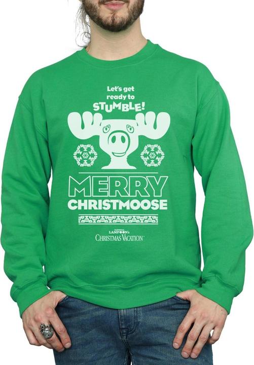 Image du produit National Lampoon´s Vacation National Lampoon's Christmas Vacation - Sweat MERRY CHRISTMOOSE - Homme (S)