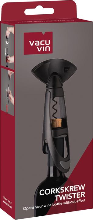 Image du produit Vacu Vin Corkscrew Twister Tire-bouchon (Tire-bouchon à levier)