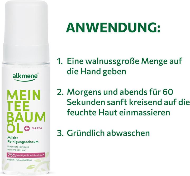 Actual product image Alkmene Mild cleansing foam (Foam, 150 ml)