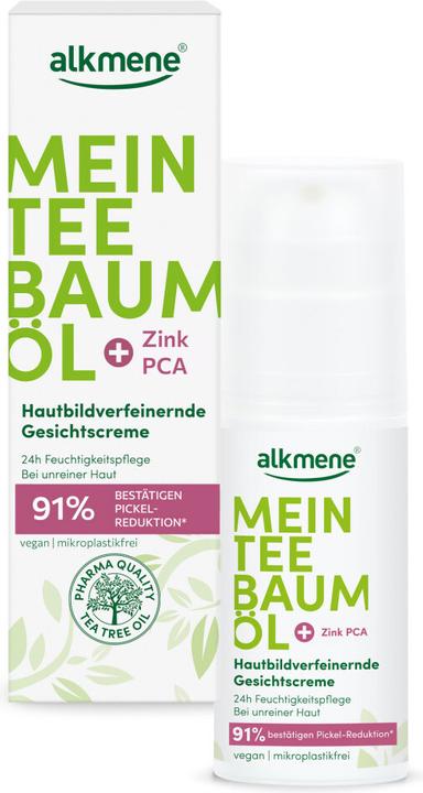 Produktbild Alkmene Mein Teebaumöl (50 ml, 24h Creme, Bis SPF 10)