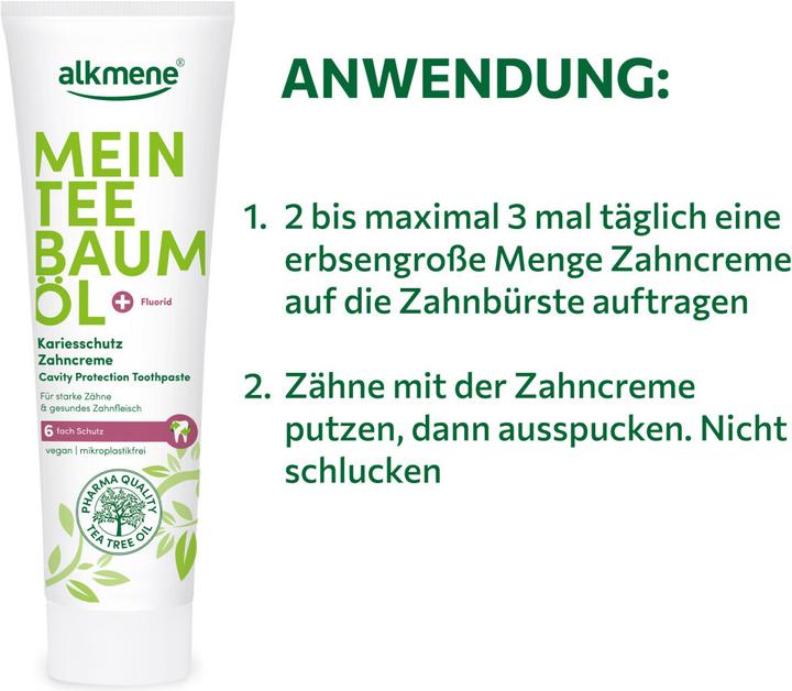 Produktbild Alkmene Kariesschutz Zahncreme (100 ml)