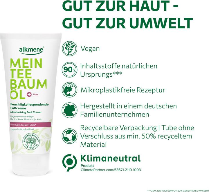 Produktbild Alkmene Feuchtigkeitsspendende Fusscreme (100 ml)