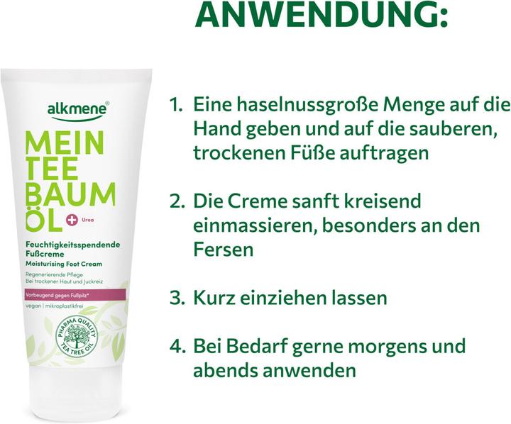 Produktbild Alkmene Feuchtigkeitsspendende Fusscreme (100 ml)
