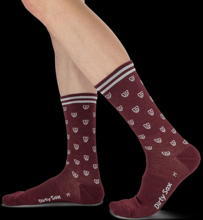 Actual product image Dirtysox All Mountain Merino Socks - Heath Red - 20cm (40 - 43)