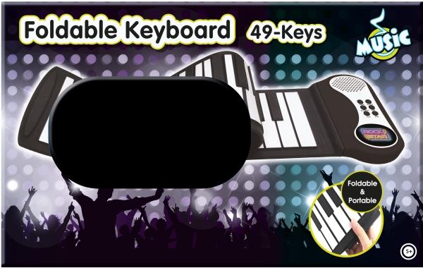 Actual product image Music Legs Music - Foldable Keyboard Deluxe (500908) (49 Keys)