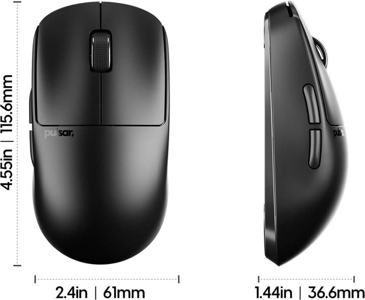 Image du produit Pulsar Gaming Gears X2 CrazyLight - Mini Size 1 (Sans fil, Filaire)