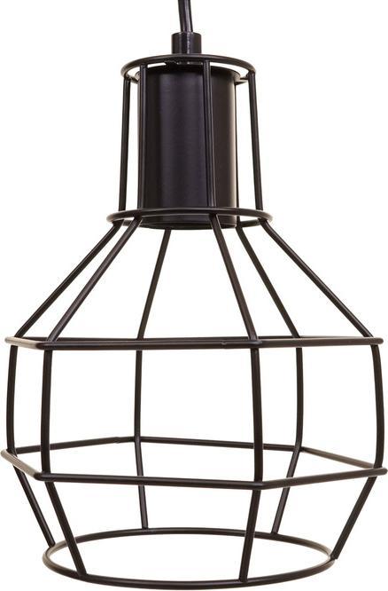 Immagine prodotto Swisshandel24 Lampada a sospensione, metallo industriale regolabile in altezza, nero - 7x Lampade a reticolo (E27)