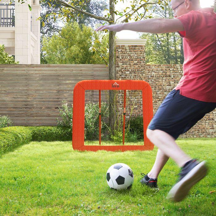Produktbild Swisshandel24 Rebounder für Fussball, klappbar Fussball Rebounder mit Schutzrand, Heringe