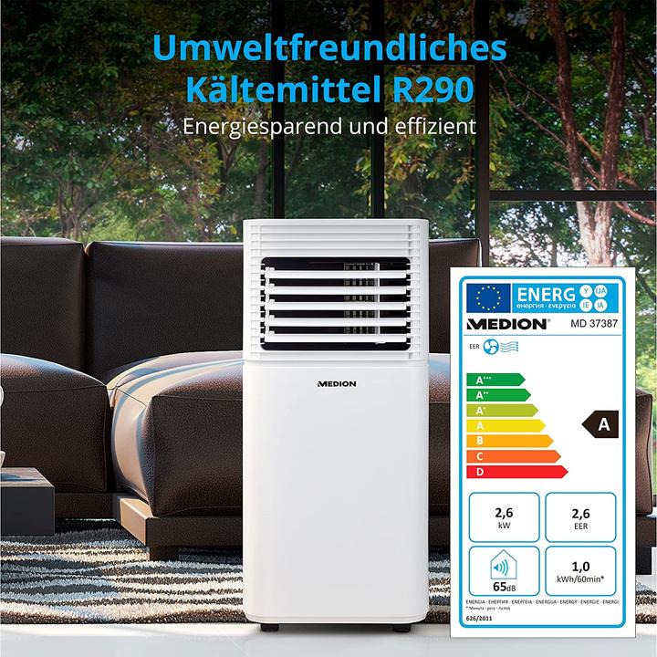 Produktbild Medion Klimagerät bis zu 32qm | 9000 BTU (32 m², 9000 BTU/h)