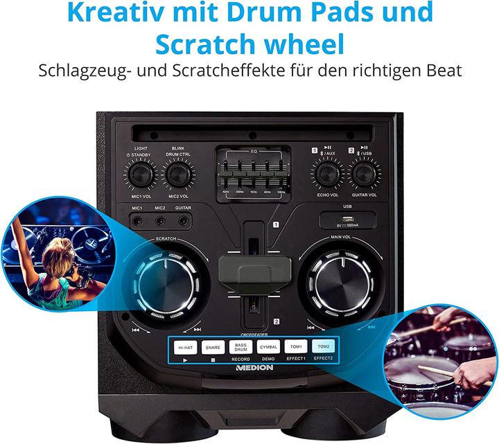Immagine prodotto Medion X64060 Sistema audio per feste (Corrente elettrica)
