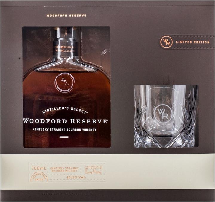 Immagine prodotto Woodford Reserve Set regalo + 1 bicchiere (Bourbon, 1 x 70 cl)