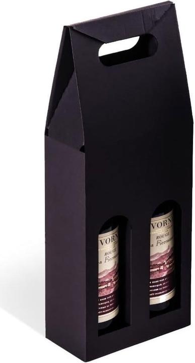 Actual product image Brieger Bottle Bag Wine Ligne Noire Black (Gift box, 1 x)