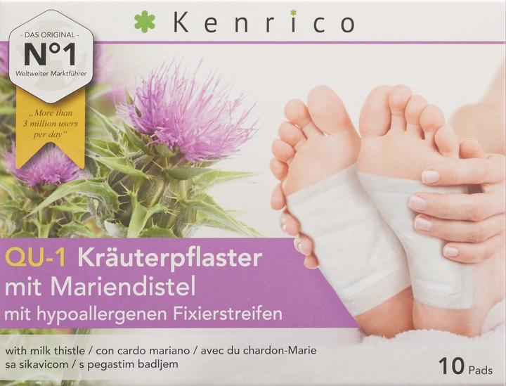 Actual product image Kenrico Herbal plaster with milk thistle plant (10 x)