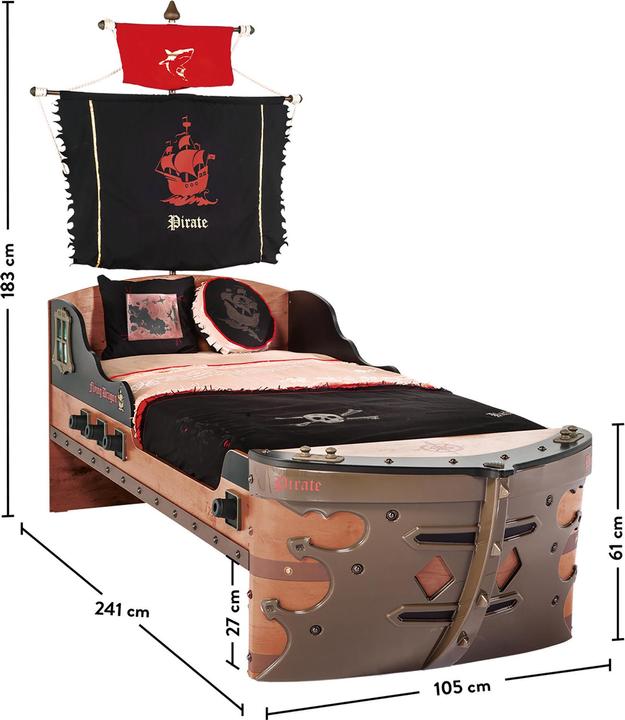 Immagine prodotto Cilek Nave pirata (90 x 190 cm)