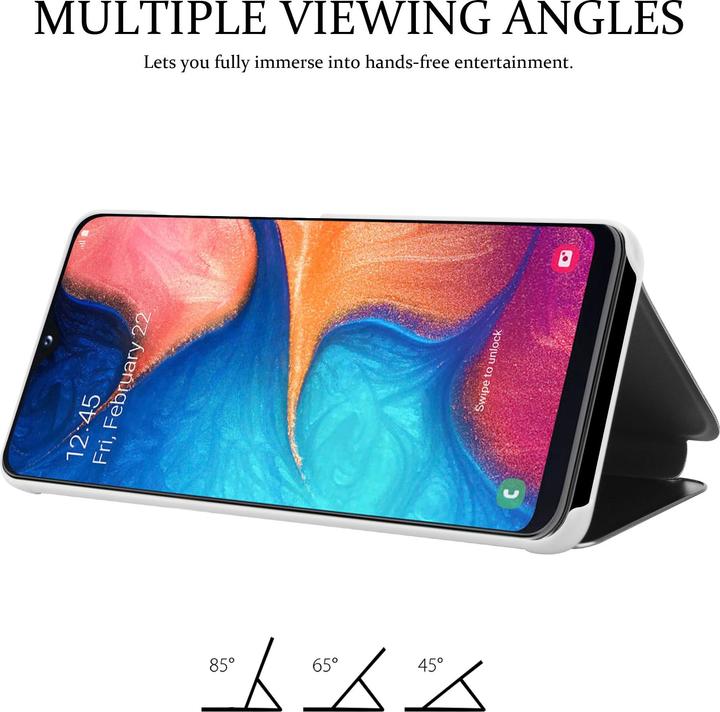 Productafbeelding Cadorabo Boek Smart View Spiegelhoes (Samsung Galaxy A20e)