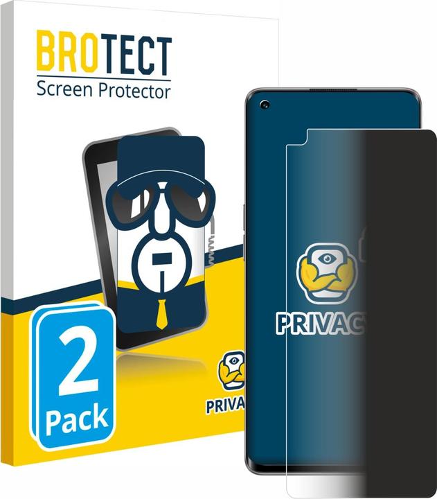 Produktbild BROTECT Sichtschutzfolie Anti-Spy Privacy Folie Blaulicht-Schutz (2 Stück, Oppo Reno 5 5G)