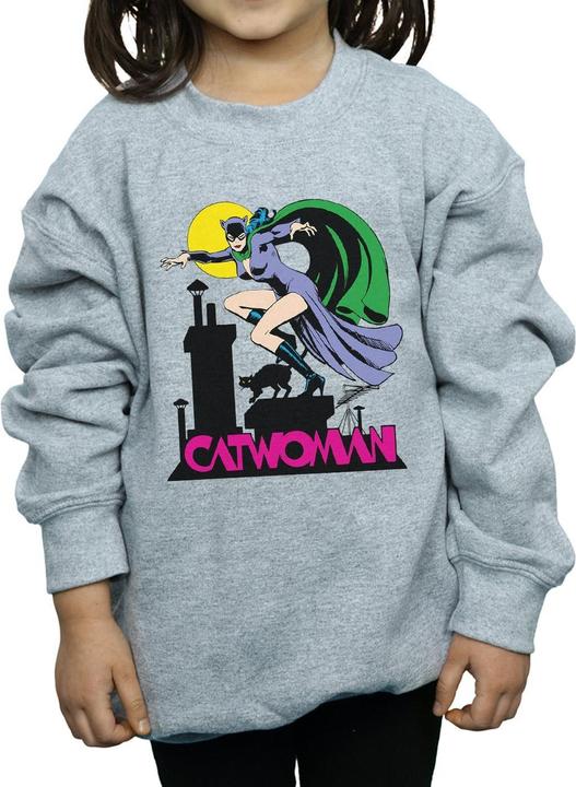 Immagine prodotto Catwoman Text Logo Felpa Ragazze (140, 146)