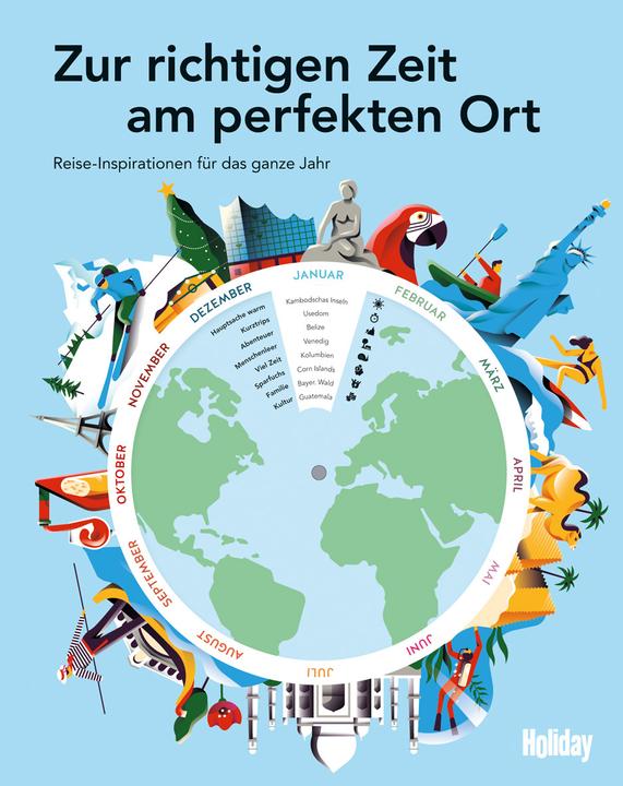Image du produit HOLIDAY Reisebuch: Zur richtigen Zeit am perfekten Ort (Allemand, Wolfgang Rssig, 2019)