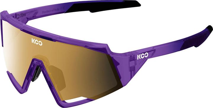 Violet Glass, Gold Mirror Lenses