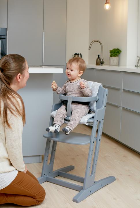 Produktbild Baby Dan DanChair Traditioneller Hochstuhl Harter Sitz Grau (Hochstuhl)