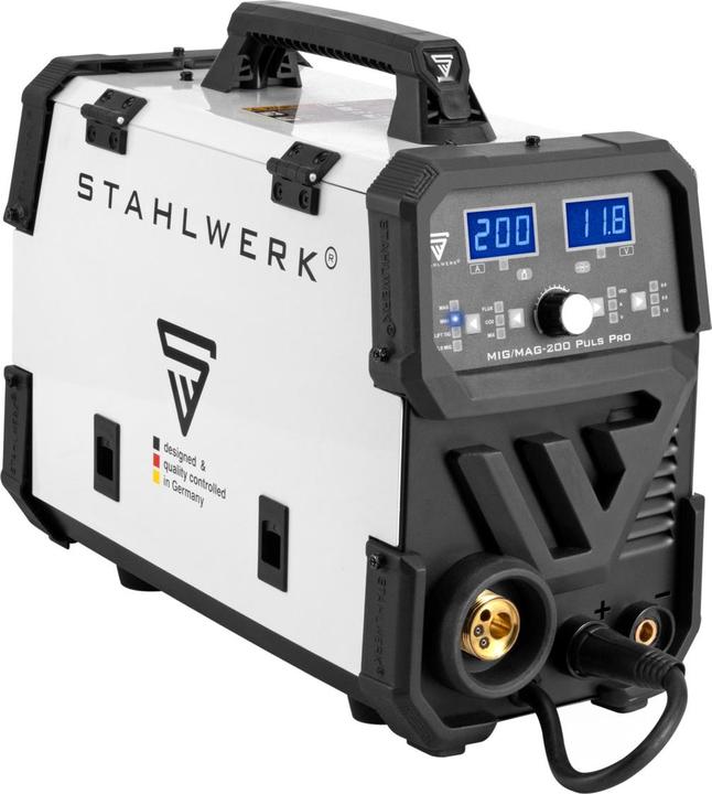 Actual product image Stahlwerk Welding machine MIG MAG 200 Pulse Pro IGBT shielding gas combi device with 200 A