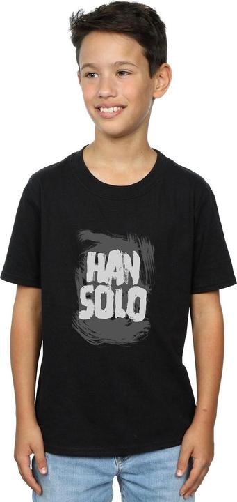 Immagine prodotto Star Wars Han Solo Text Maglietta Ragazzi (128)