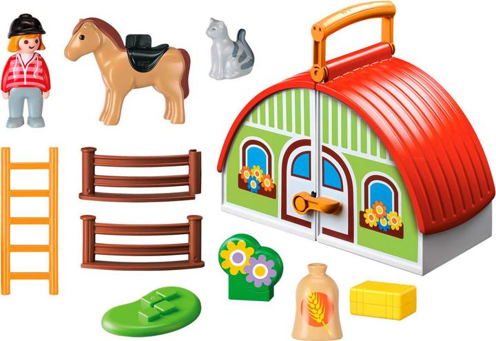 Produktbild Playmobil Mein Mitnehm-Reiterhof (70180, Playmobil 1.2.3)