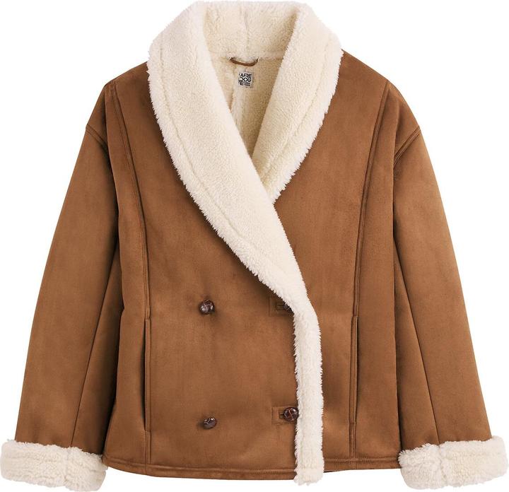 La Redoute Collections Winterjacke mit Knopfverschluss