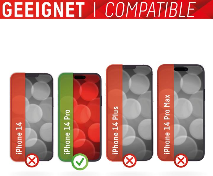 Productafbeelding Displex Smart Glass, Displayschutzfolie (1 Stuk, Apple iPhone 14 Pro)