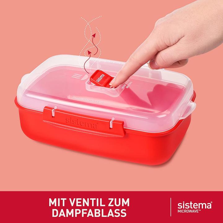 Image du produit Sistema Kit de boîtes de conservation Microwave-Heat & Eat (1.25 l)