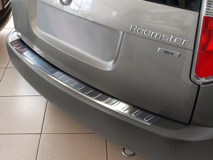 Produktbild Avisa Edelstahl Ladekantenschutz für Skoda Roomster ab 2006 bis heute (Heck)