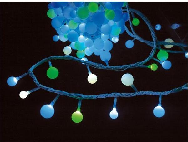 Produktbild Light Creations Decolight LED - 6 m - 90 Kugeln - mehrfarbig - transparentes Kabel - Modulator - 24 V (6 m)