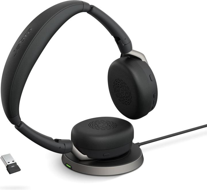 Produktbild Jabra Evolve2 65 Flex MS inkl. Ladestation (Kabellos, USB-A)