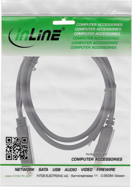 Image du produit InLine Câble de conversion HDMI vers DisplayPort, 4K/60Hz, noir, 1m (1.50 m)