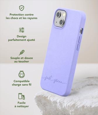 Actual product image Bigben Case 100% Eco iPhone 13 Purple (Apple iPhone 13)