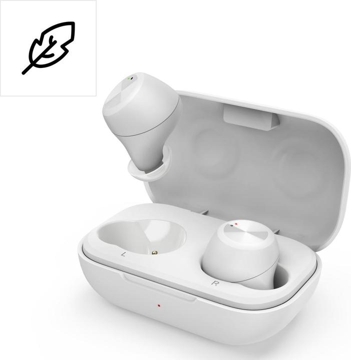Immagine prodotto Thomson WEAR7701W Cuffie Bluetooth®, In-Ear, True Wireless, Microfono, Bianco (4 h, Senza fili)