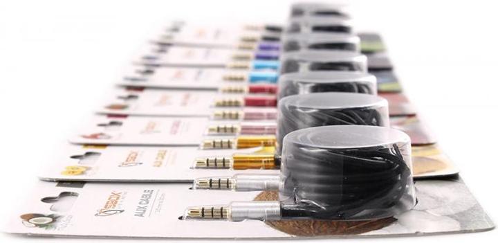 Produktbild Sbox 3535-1.5BL AUX Cable 3.5mm to 3.5mm Blueberry Blue (1.50 m)