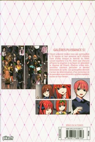 Produktbild PIKA THE QUINTESSENTIAL QUINTUPLETS - Edition couleur - Tome 13 (Französisch, Haruba Negi, 2024)