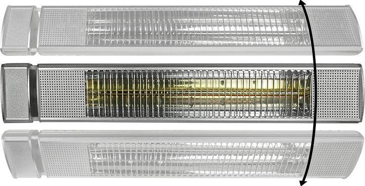Image du produit Indoba Chauffage radiant infrarouge 2000W Montage mural (2000 W)